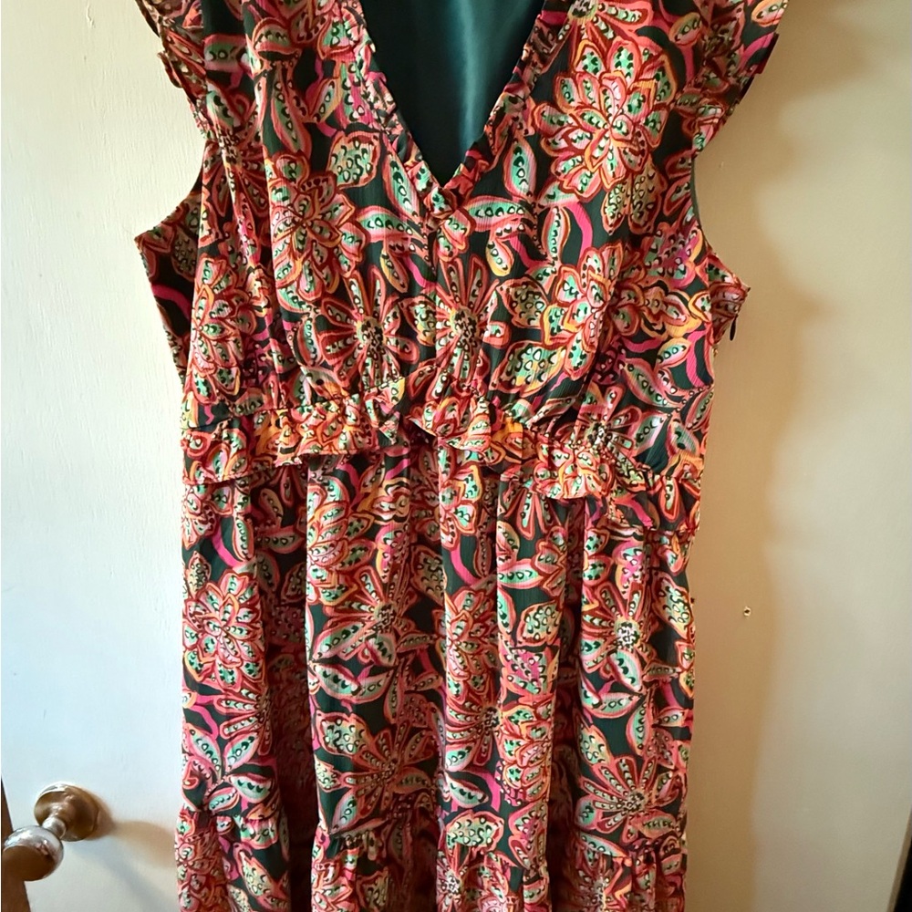 J. Crew Multicolor Floral Dress